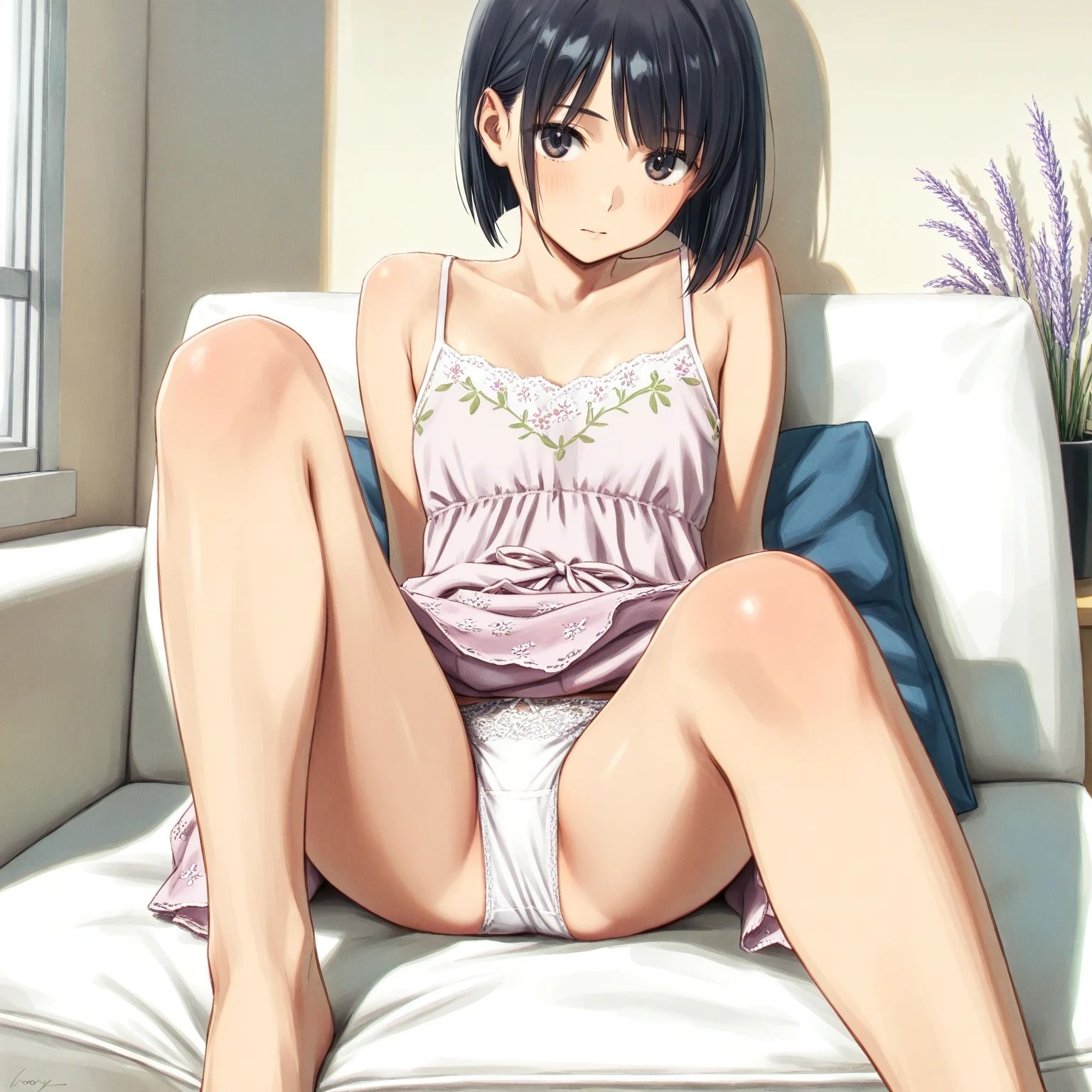 サンプル画像4:キャミソールとM字開脚パンティー（500枚）(はなはな出版) [d_567652]