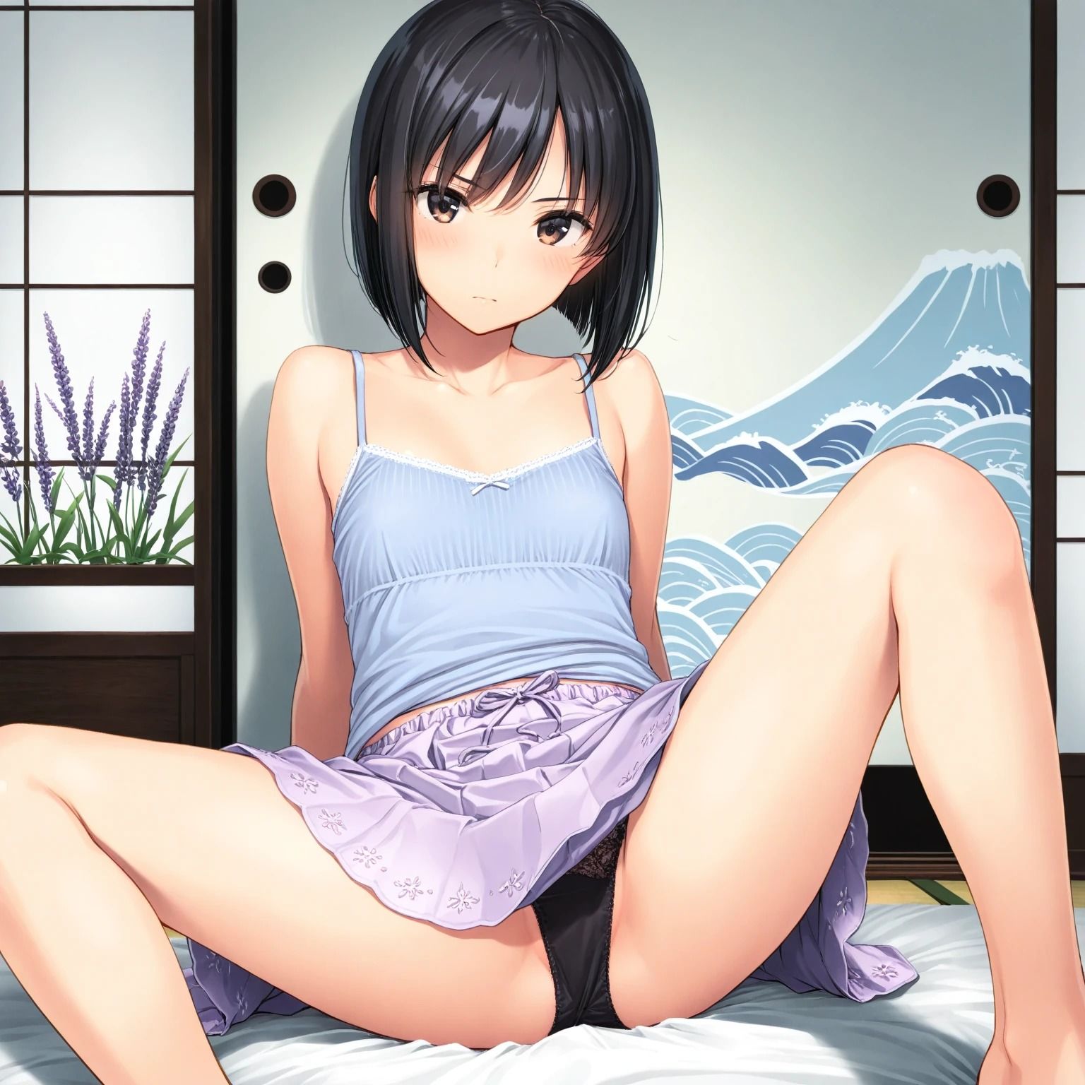キャミソールとM字開脚パンティー(500枚) 画像7