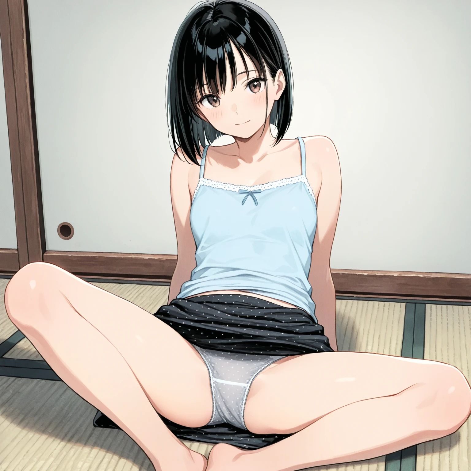 キャミソールとM字開脚パンティー(500枚) 画像8