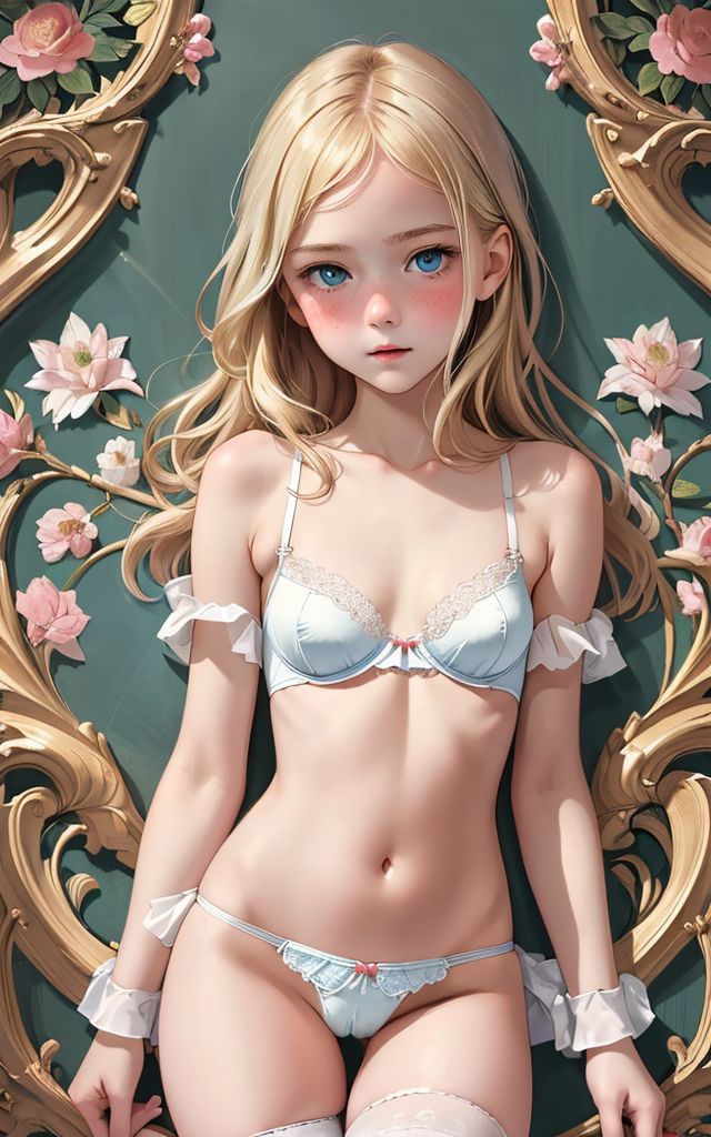 蒼い瞳ブロンドの少女 Blue eyes1 画像5