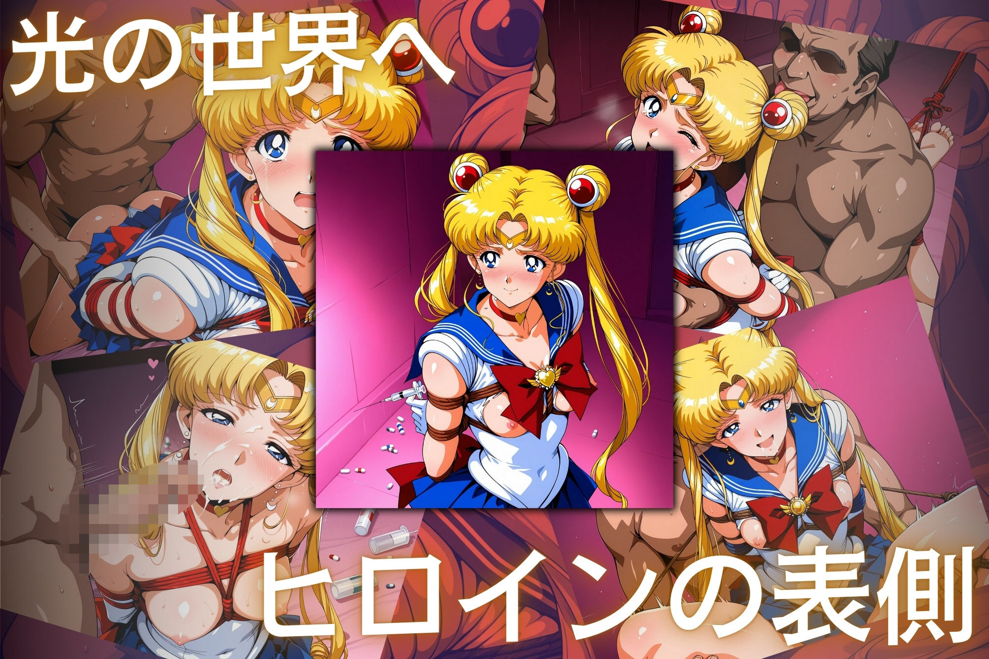 サンプル画像2:淫縄姦 〜緊縛化されたヒロイン〜 セーラー編 月・木・土(山手マン) [d_567692]