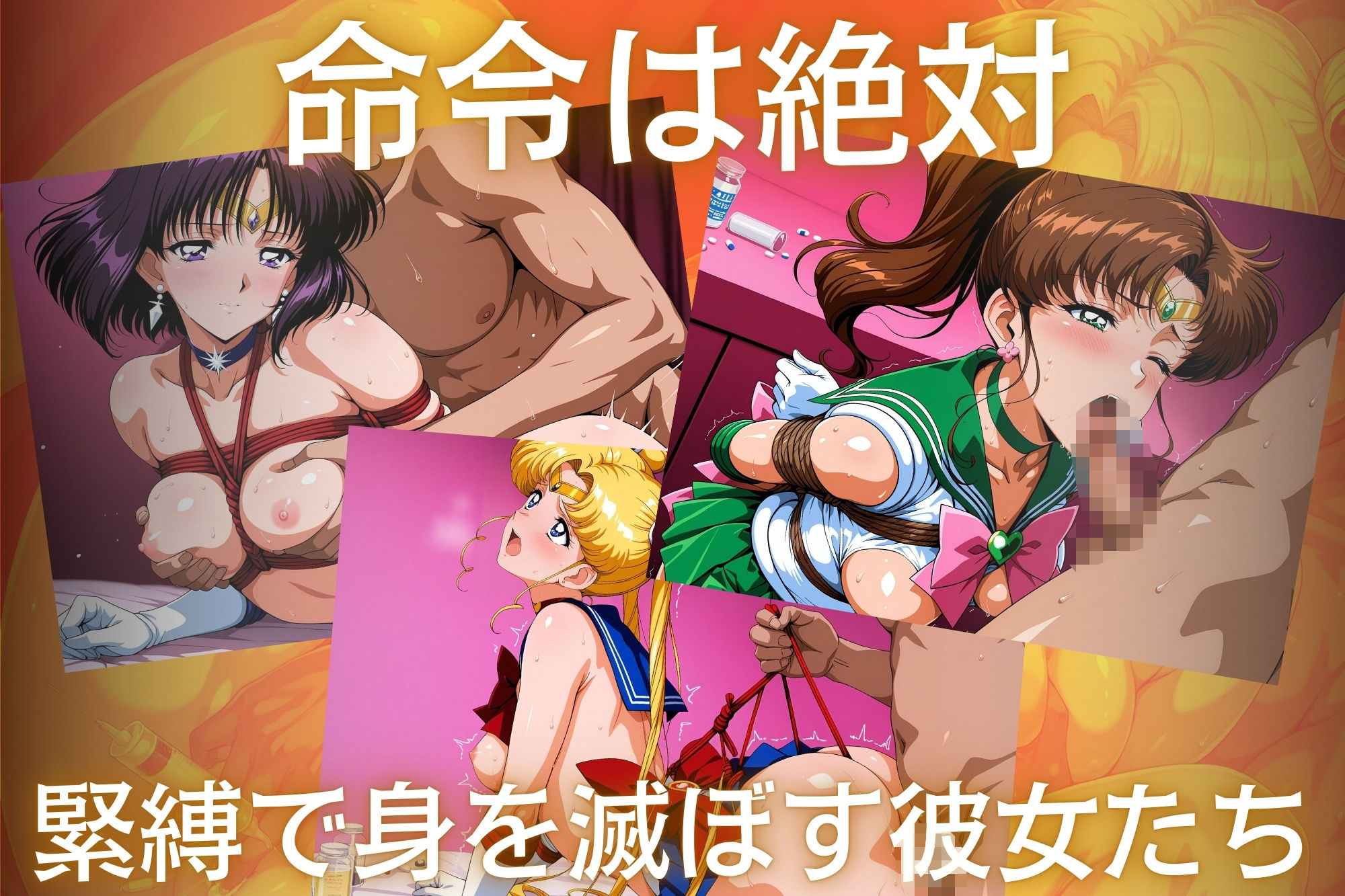 サンプル画像5:淫縄姦 〜緊縛化されたヒロイン〜 セーラー編 月・木・土(山手マン) [d_567692]