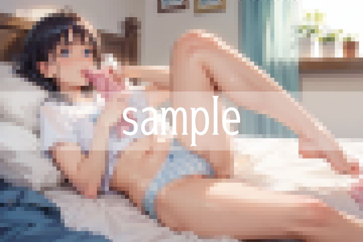 部屋を開けたら...妹の綿パンが僕の目の前に... 画像1