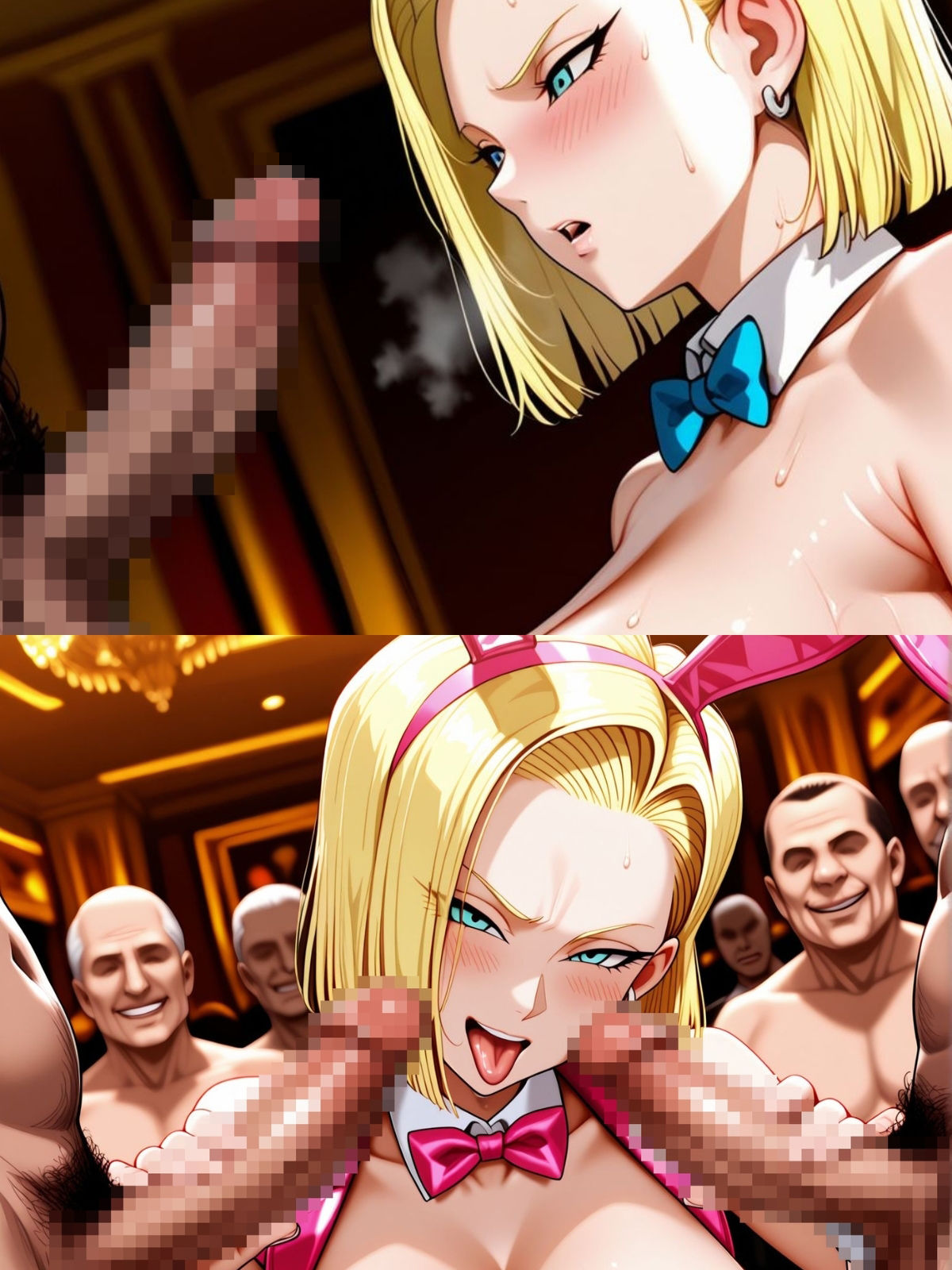 サンプル画像3:人造人間バニーコス ぶっかけ耐久プレイ(エロ灰皿) [d_567756]