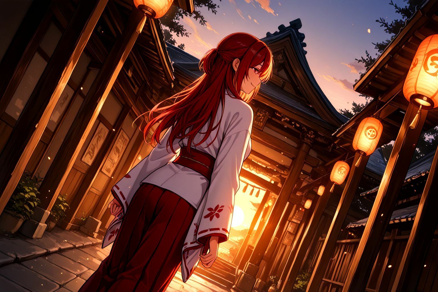 サンプル画像3:ミックスガールズコレクション  巫女服美少女のえっちなお祓い(えちえち) [d_567767]