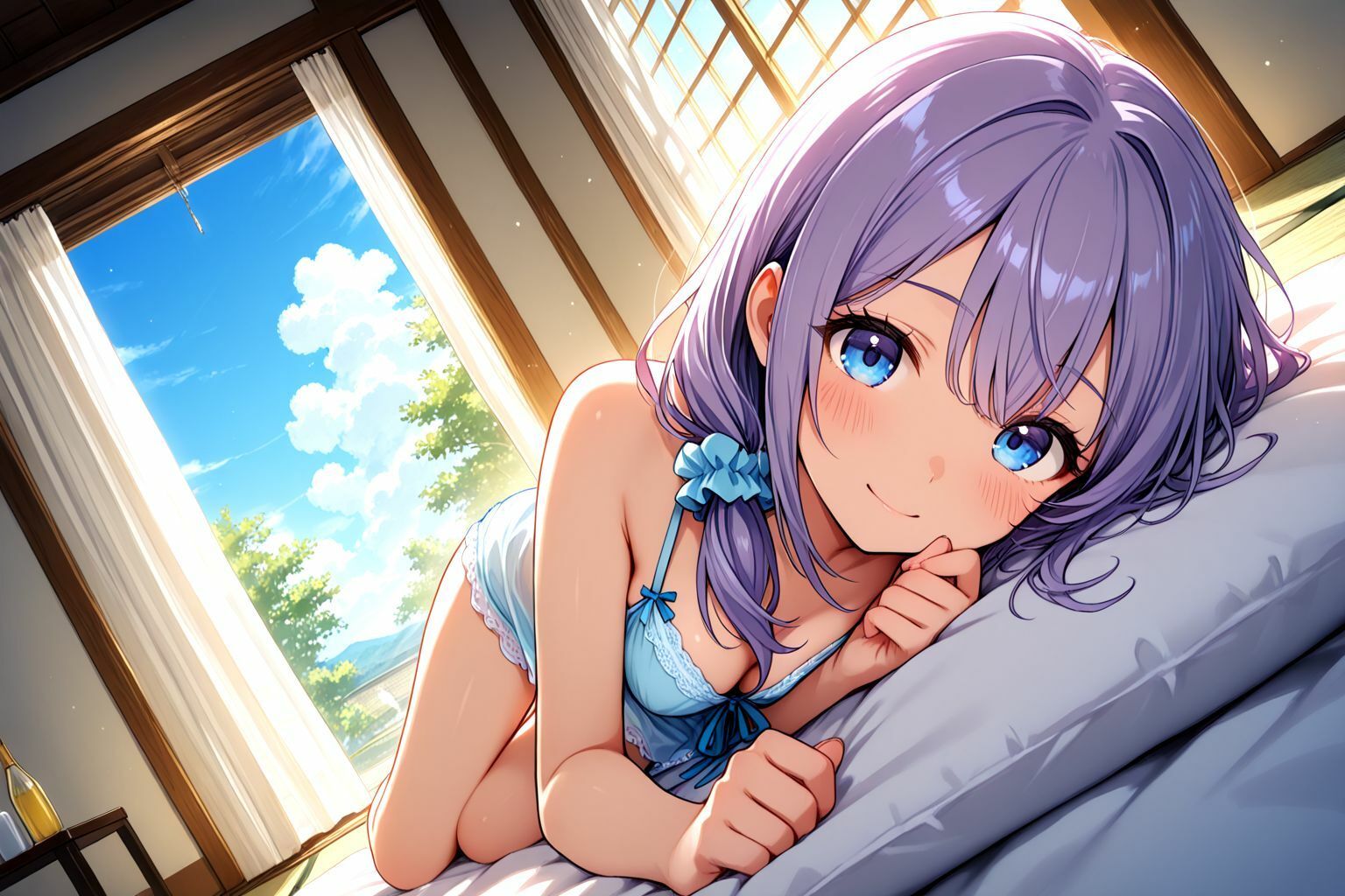 サンプル画像4:ミックスガールズコレクション  巫女服美少女のえっちなお祓い(えちえち) [d_567767]