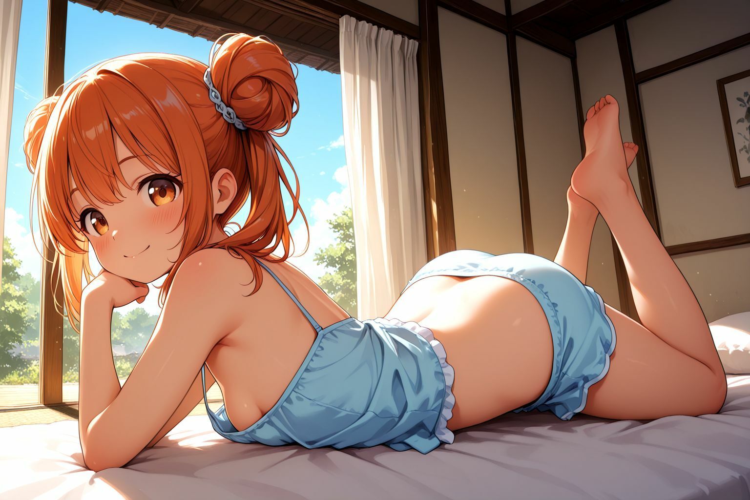 サンプル画像6:ミックスガールズコレクション  巫女服ちっぱい美少女のえっちなお祓い(えちえち) [d_567781]