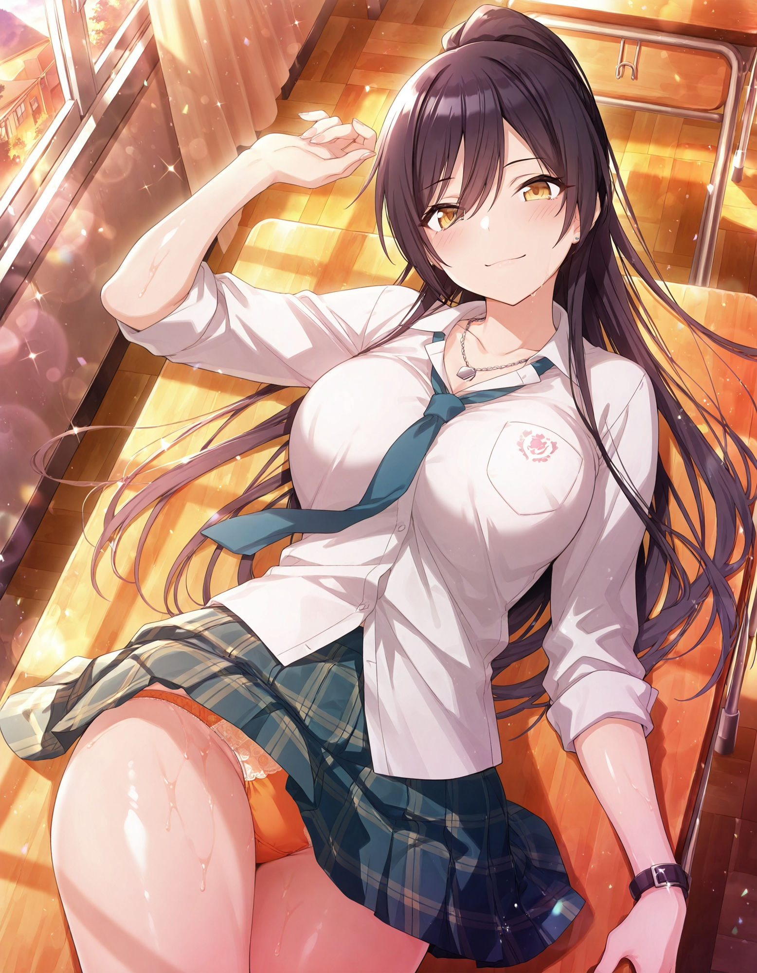 白〇咲耶のパンチラ〜制服編〜 画像1