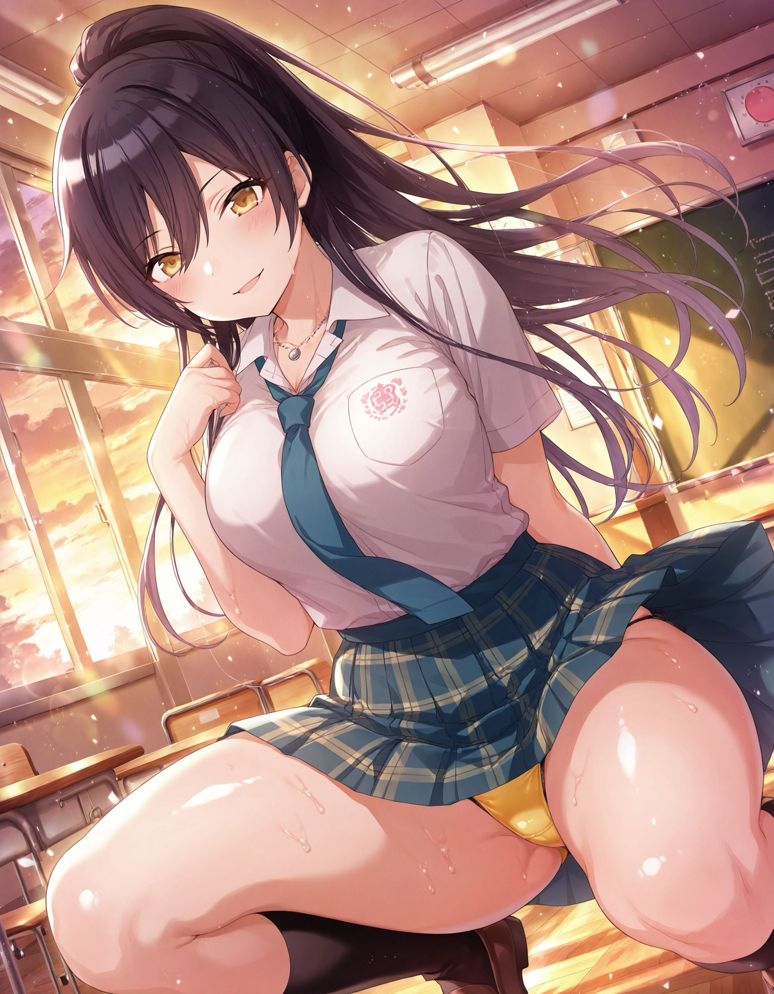 サンプル画像2:白〇咲耶のパンチラ〜制服編〜(D.P.H.) [d_567835]