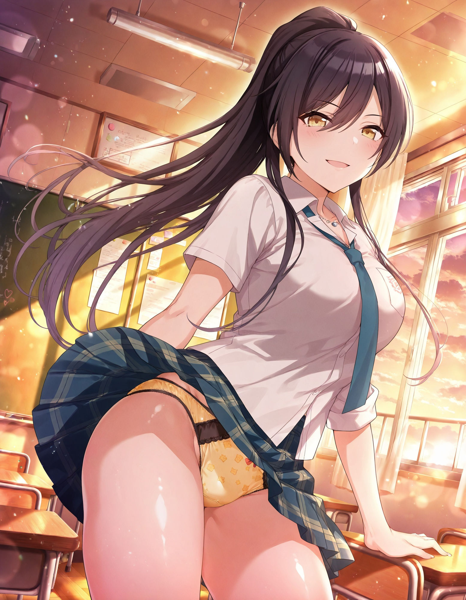 白〇咲耶のパンチラ〜制服編〜 画像3