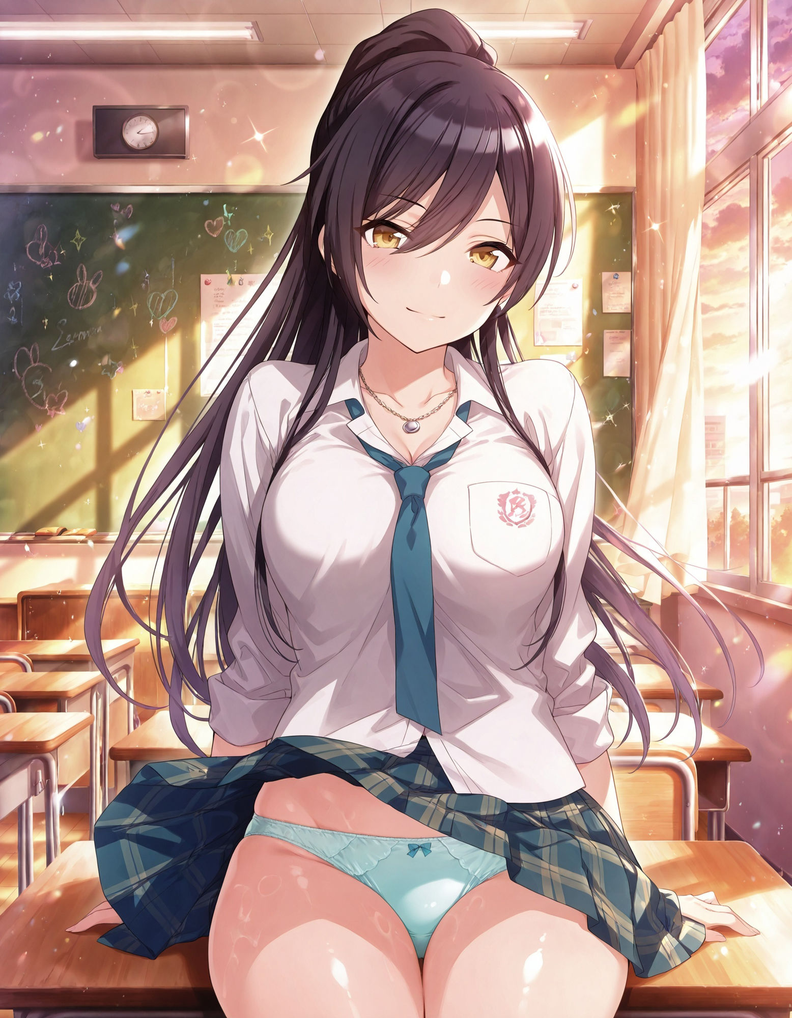 サンプル画像4:白〇咲耶のパンチラ〜制服編〜(D.P.H.) [d_567835]