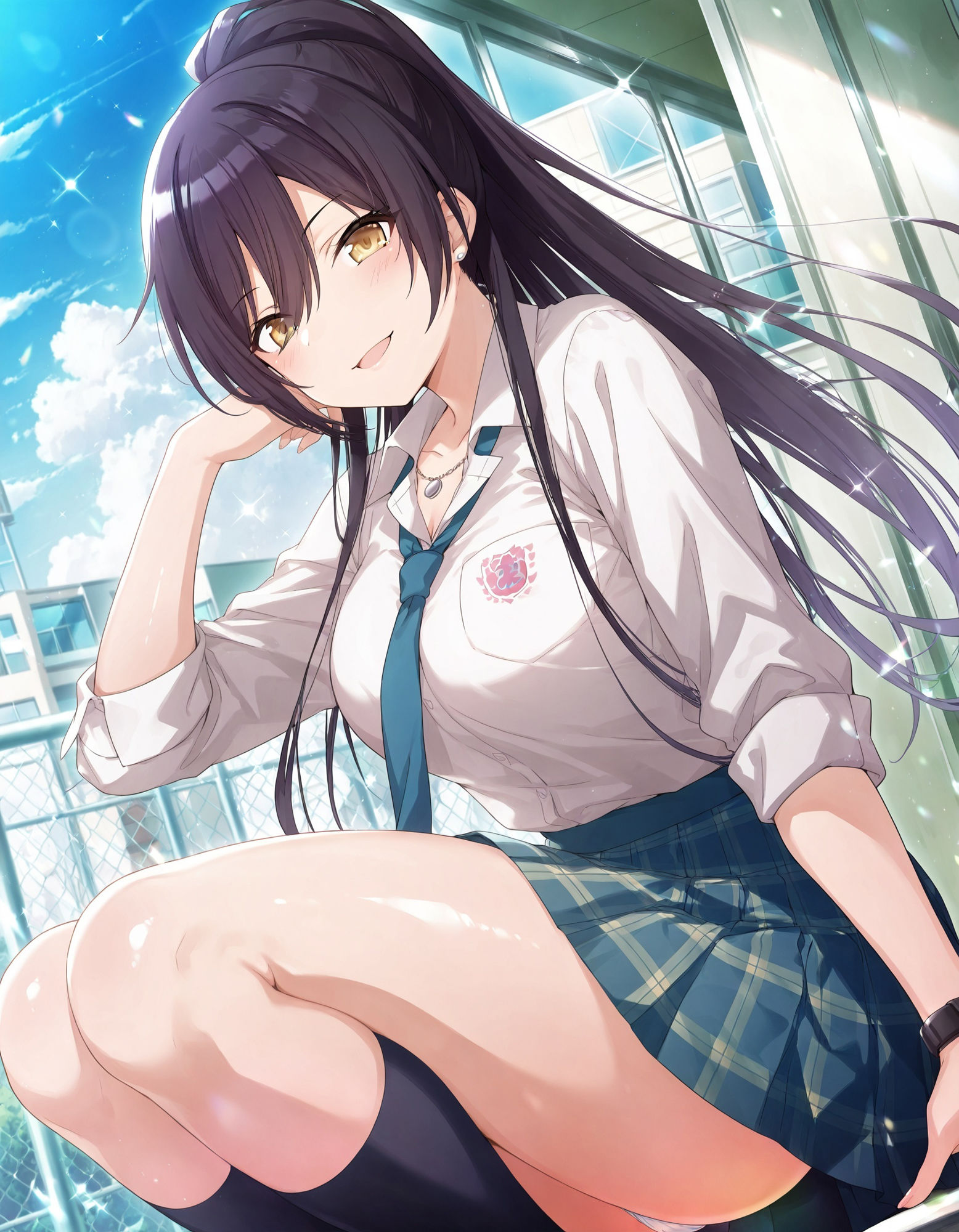 白〇咲耶のパンチラ〜制服編〜 画像6