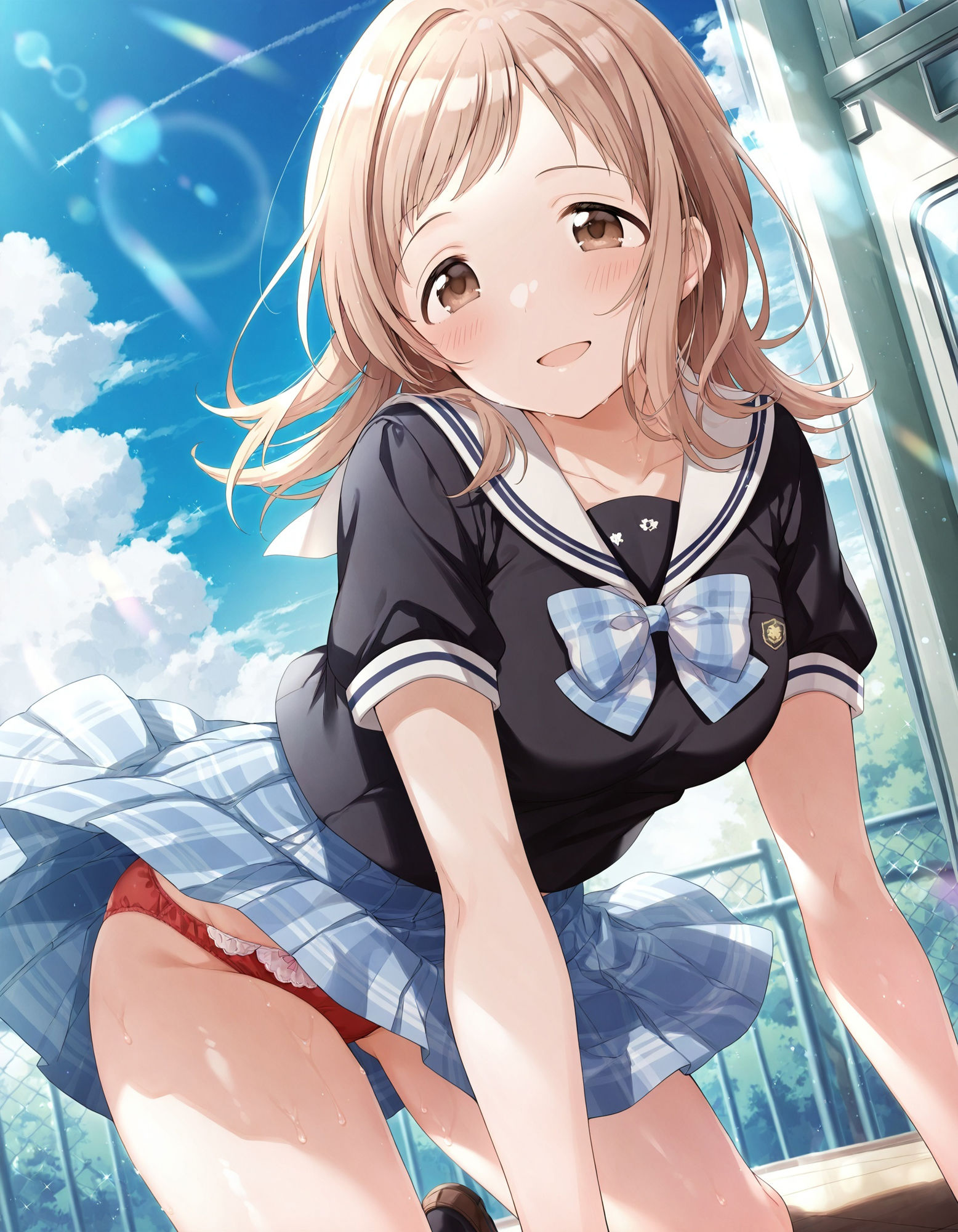 サンプル画像3:櫻〇真乃のパンチラ〜制服編〜(D.P.H.) [d_567859]