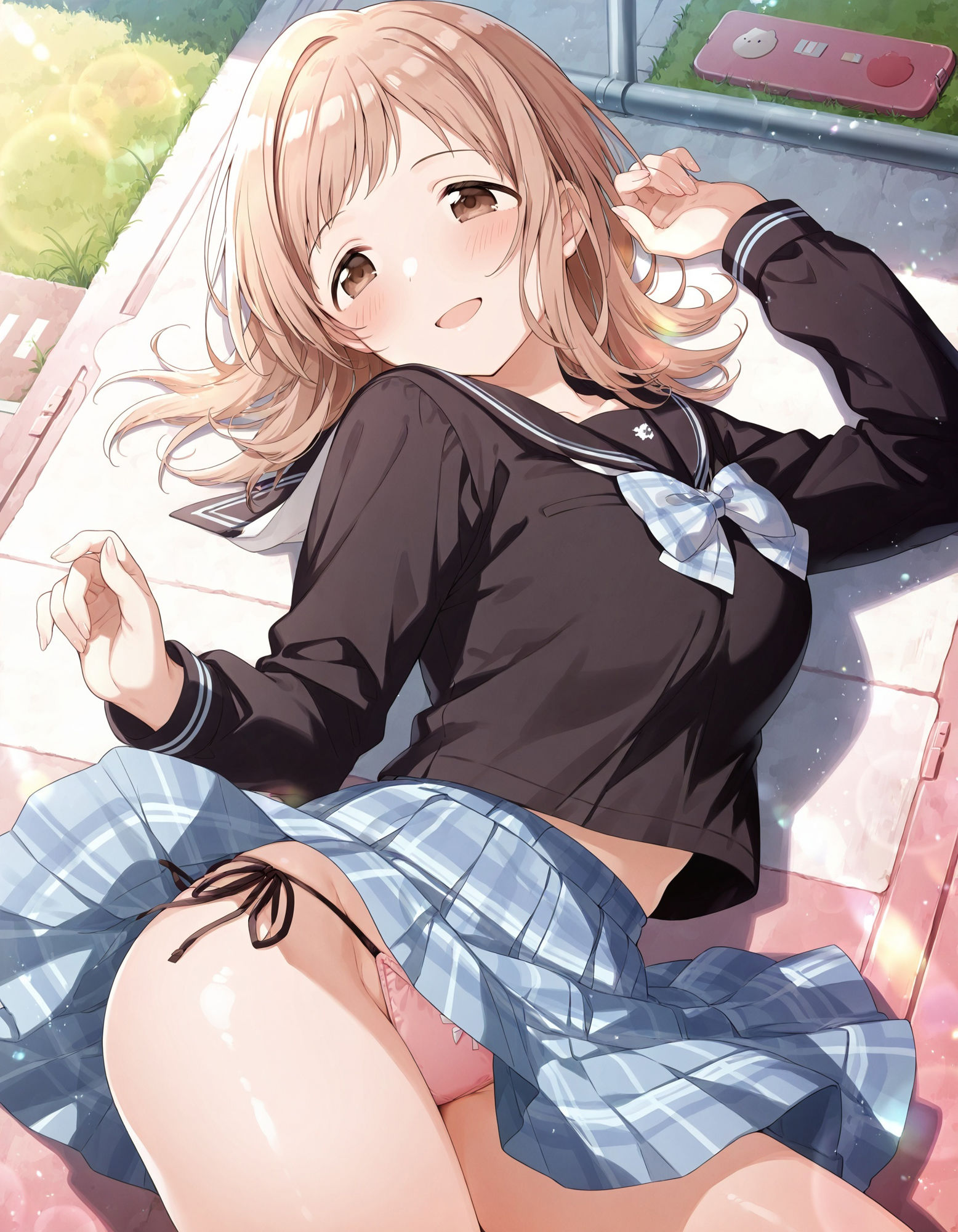 サンプル画像5:櫻〇真乃のパンチラ〜制服編〜(D.P.H.) [d_567859]