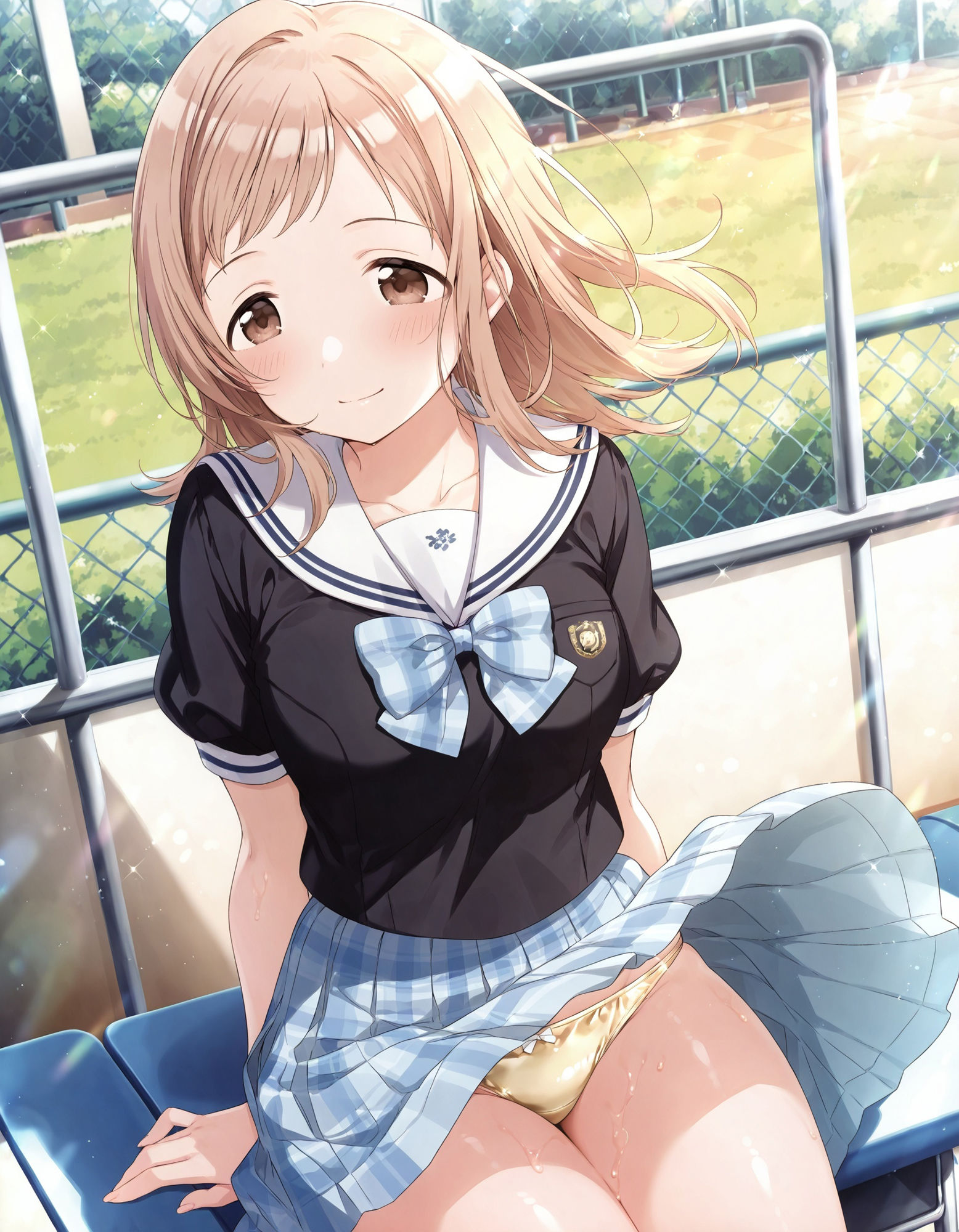 サンプル画像6:櫻〇真乃のパンチラ〜制服編〜(D.P.H.) [d_567859]