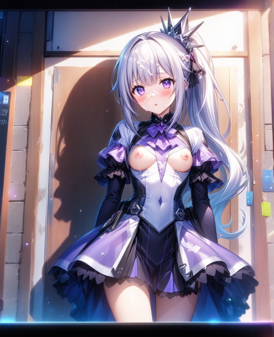 サンプル画像5:美少女羞恥 白濁デコレ・マ〇スクイーン・ホワ〇トバ〇ンダー（遊戯王）(Aark 2nd) [d_567867]