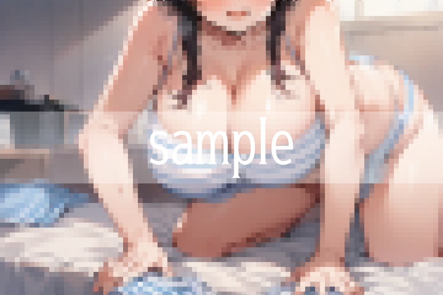 サンプル画像4:会社の後輩が同じ寮で下着姿でウロウロする世界線で生きたかった(痴女の誘惑) [d_567873]