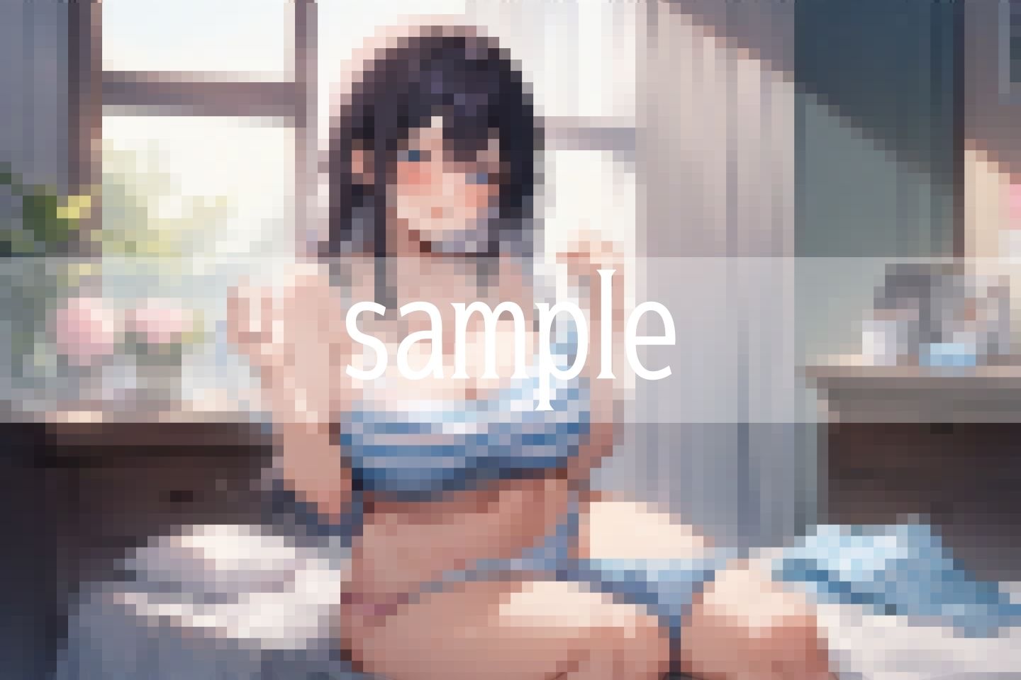 サンプル画像5:会社の後輩が同じ寮で下着姿でウロウロする世界線で生きたかった(痴女の誘惑) [d_567873]