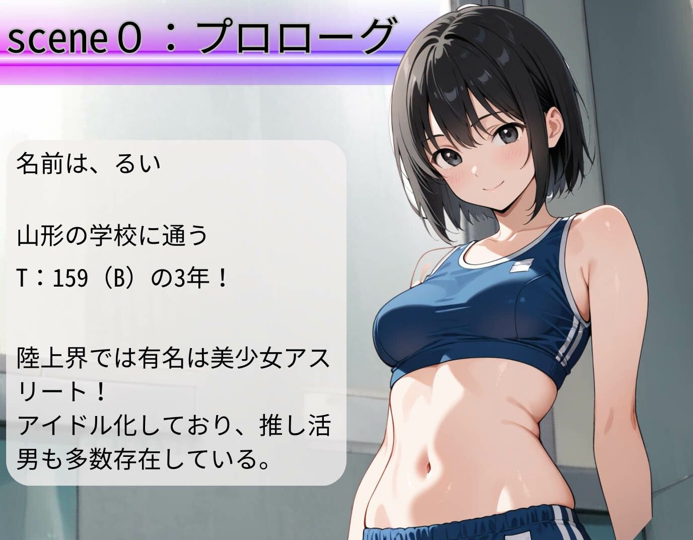 サンプル画像2:アイドル陸上部員！暴徒化したファンたちの下半身の餌食となるも、まさかの快楽堕ち(制服物語) [d_567896]