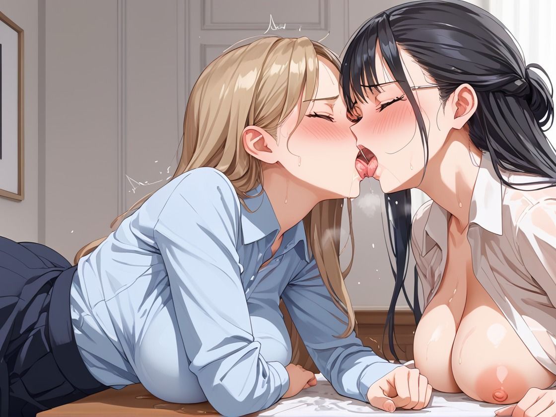 旦那が隣で寝てるのに声を我慢し親友とレズ? 画像6