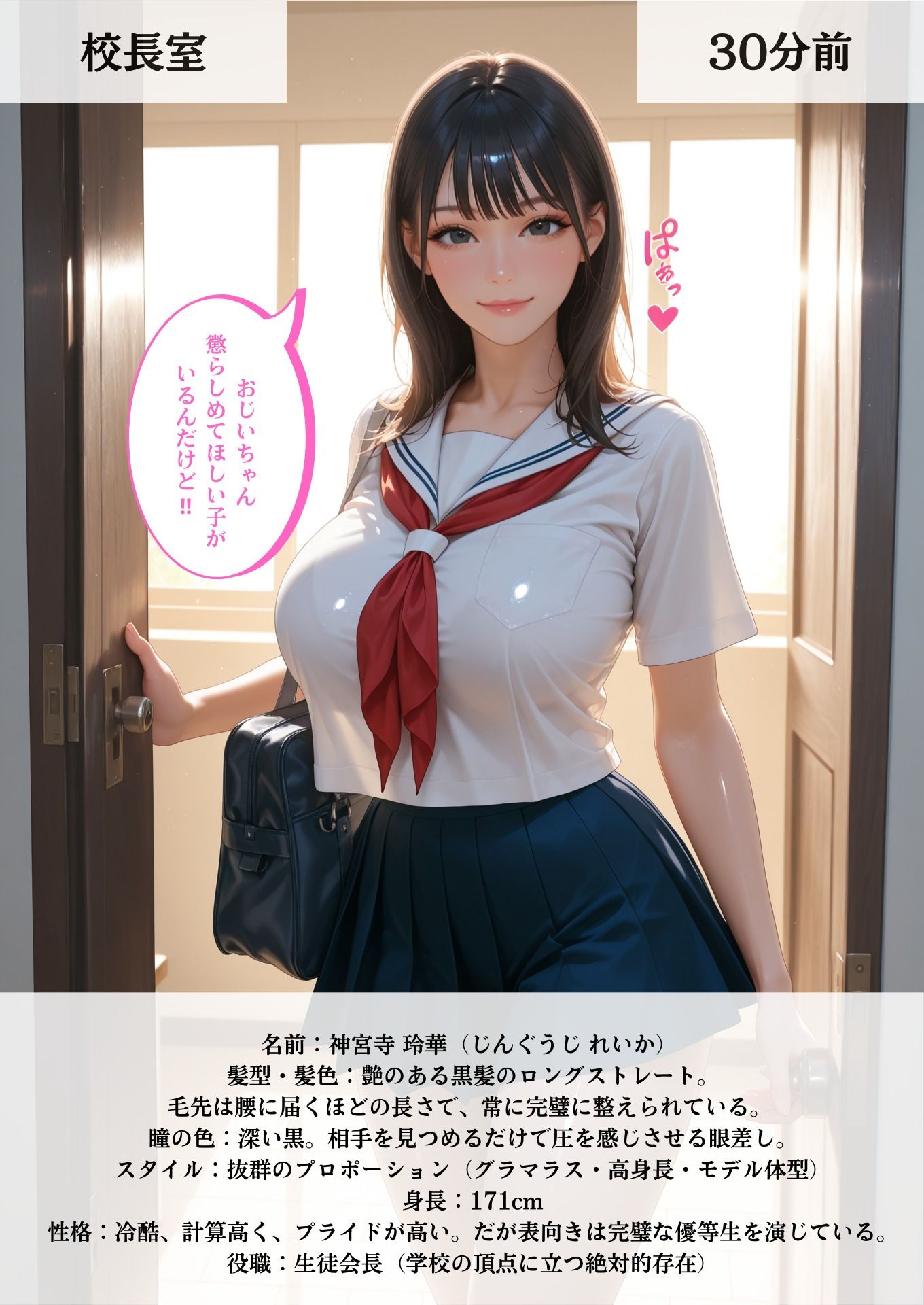 サンプル画像1:聖奴●学園2〜白銀 ことね編〜(AI美女あむ) [d_567959]