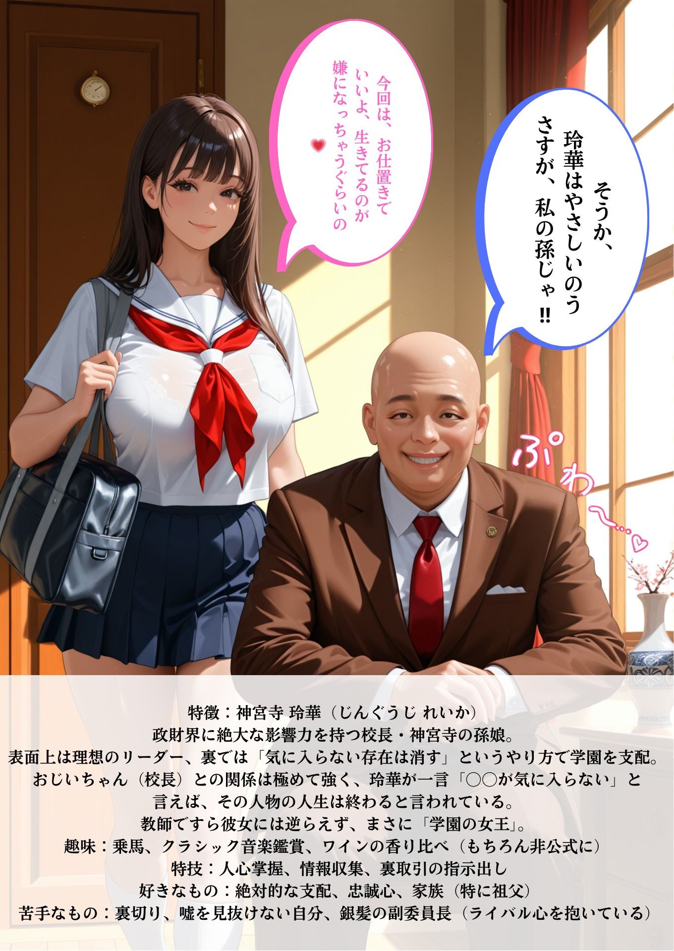 サンプル画像3:聖奴●学園2〜白銀 ことね編〜(AI美女あむ) [d_567959]