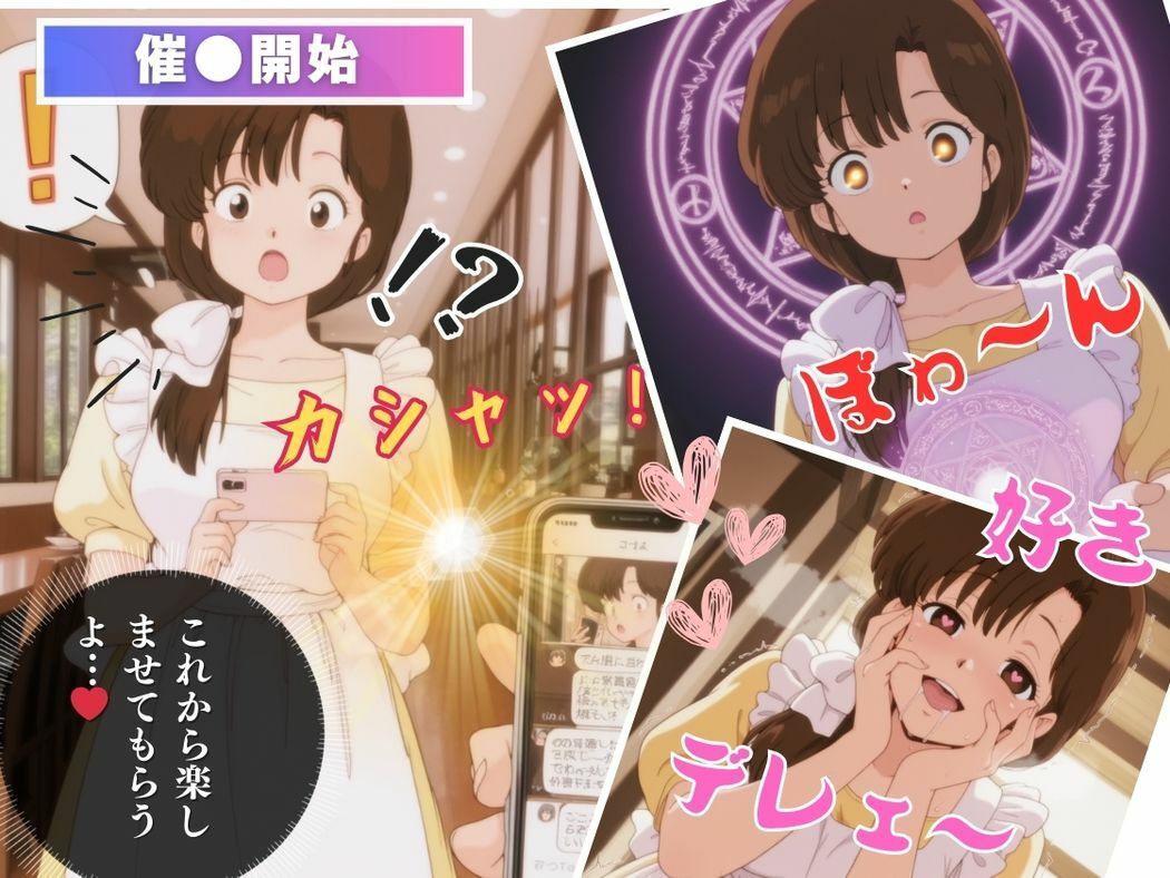 サンプル画像6:謎アプリに囚われたか●み(三日坊主出版) [d_567970]