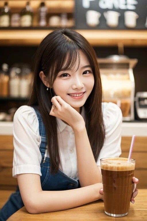 癒し系美女のイラスト 画像1