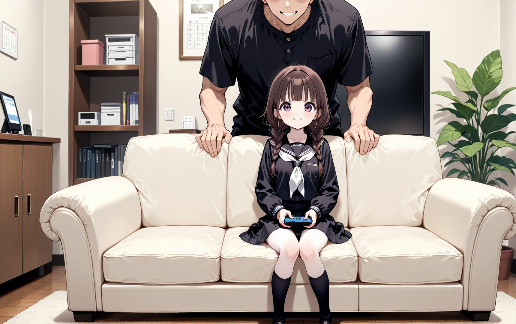 サンプル画像1:近所の仲のいい少女に大人の遊びを教えた件(天使のたまりば) [d_567973]