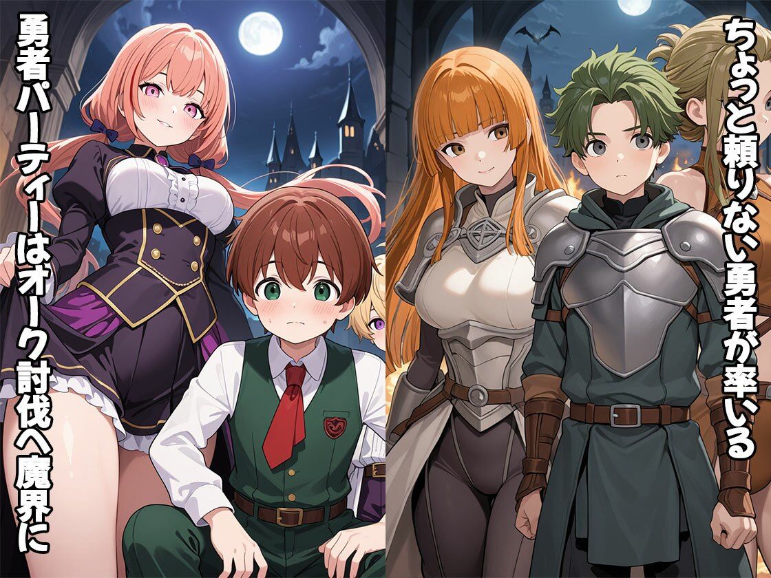 サンプル画像1:敗北勇者パーティー2（CG100枚）(ふぇちずむ) [d_567975]