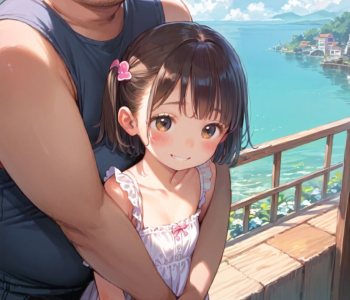 サンプル画像1:春休みに預かったつるぺた義理娘に我慢出来ずにわからせNTR(こりんご堂) [d_567995]