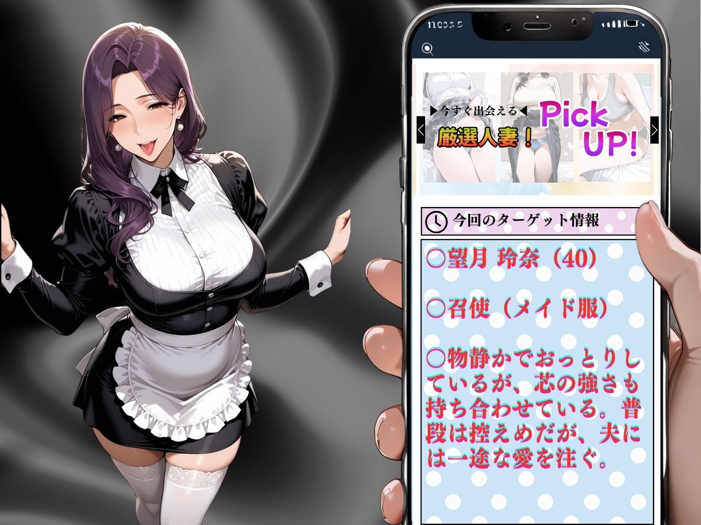 肉感人妻種付け〜むっちりメイド服の召使 いいなり絶頂堕ち〜 画像2