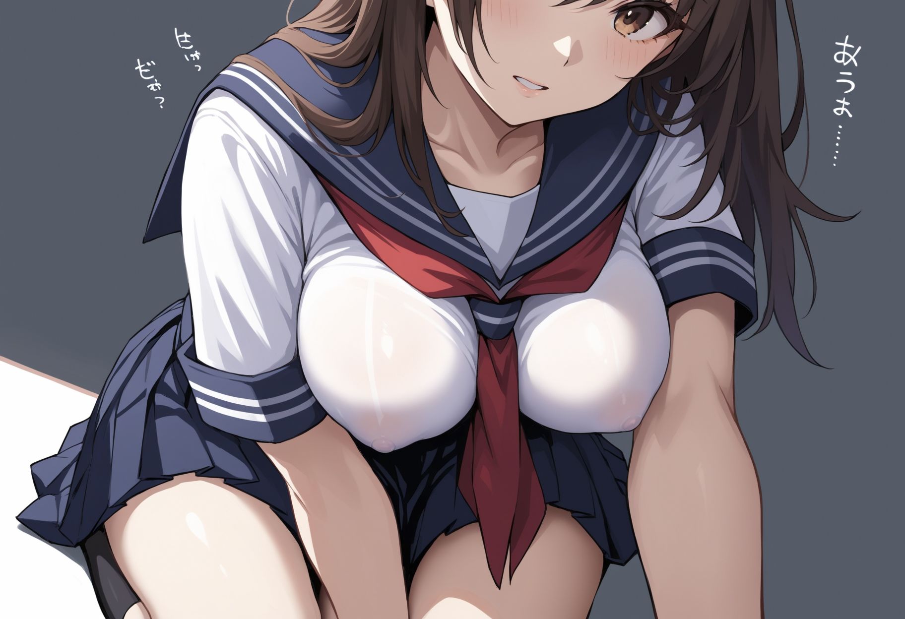 サンプル画像2:ぽろり誘惑  〜女子校生 ノーブラで誘惑SEX〜(こあくまちゃん) [d_568130]