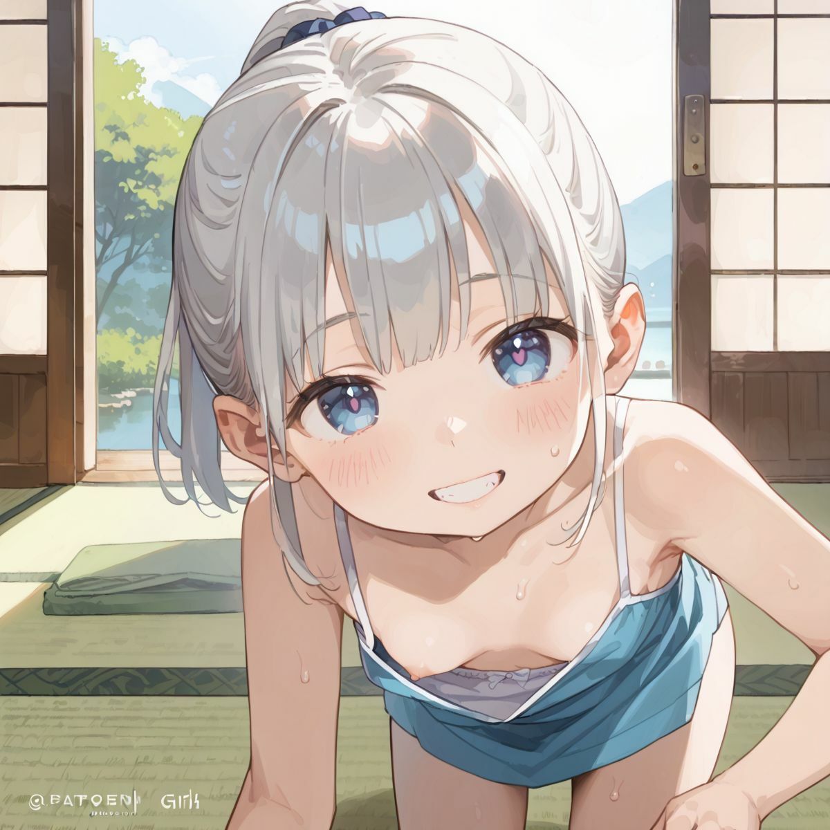 サンプル画像6:夏休みの自由研究に「動物の交尾」選んだつるぺた義妹のお手伝いをするために本番中出しえっちで実践授業をしてあげる01(ロリもち) [d_568171]