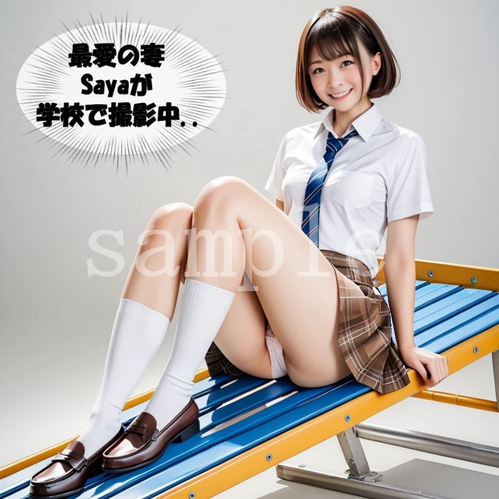 人妻Sayaの変態日記/セーラー服で学校で/誘●監●強●ウンチ/完全版 画像1