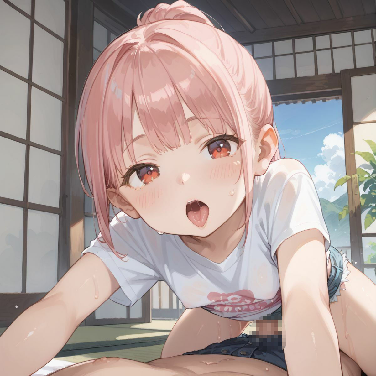 サンプル画像1:夏休みの自由研究に「動物の交尾」選んだつるぺた義妹のお手伝いをするために本番中出しえっちで実践授業をしてあげる06(ロリもち) [d_568184]