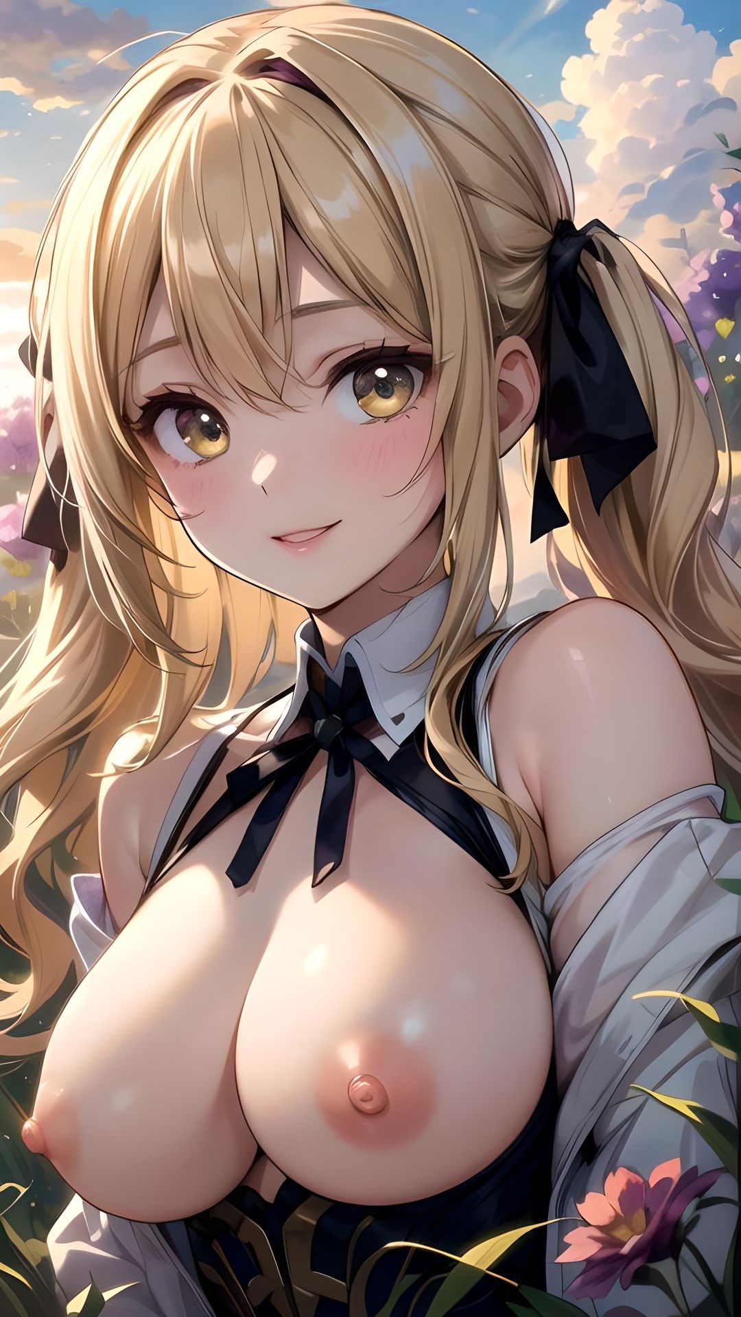 サンプル画像5:金髪ドレス×美少女 ― 魅惑のエロアートCG206枚！(AIyoruichi) [d_568201]