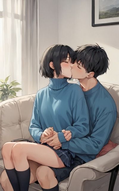 サンプル画像2:ねえ、お姉ちゃんにはナイショね？ 妹のくち、えっちすぎる(みるきーたろう) [d_568296]