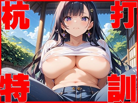 気を抜いたら即ズボッ！真夏の空気イス杭打ち特訓