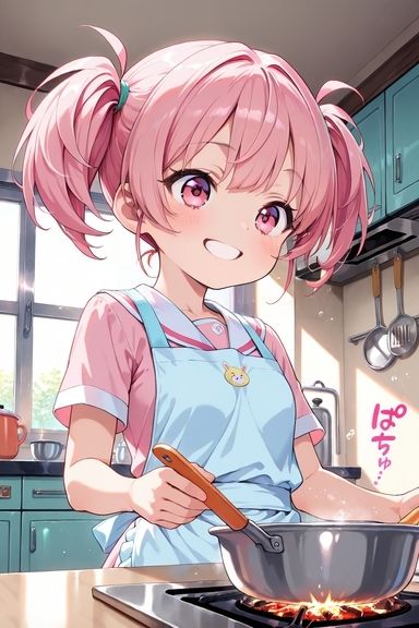 朝ご飯を作りに来てくれるつるぺた幼馴染 サンプル画像 2