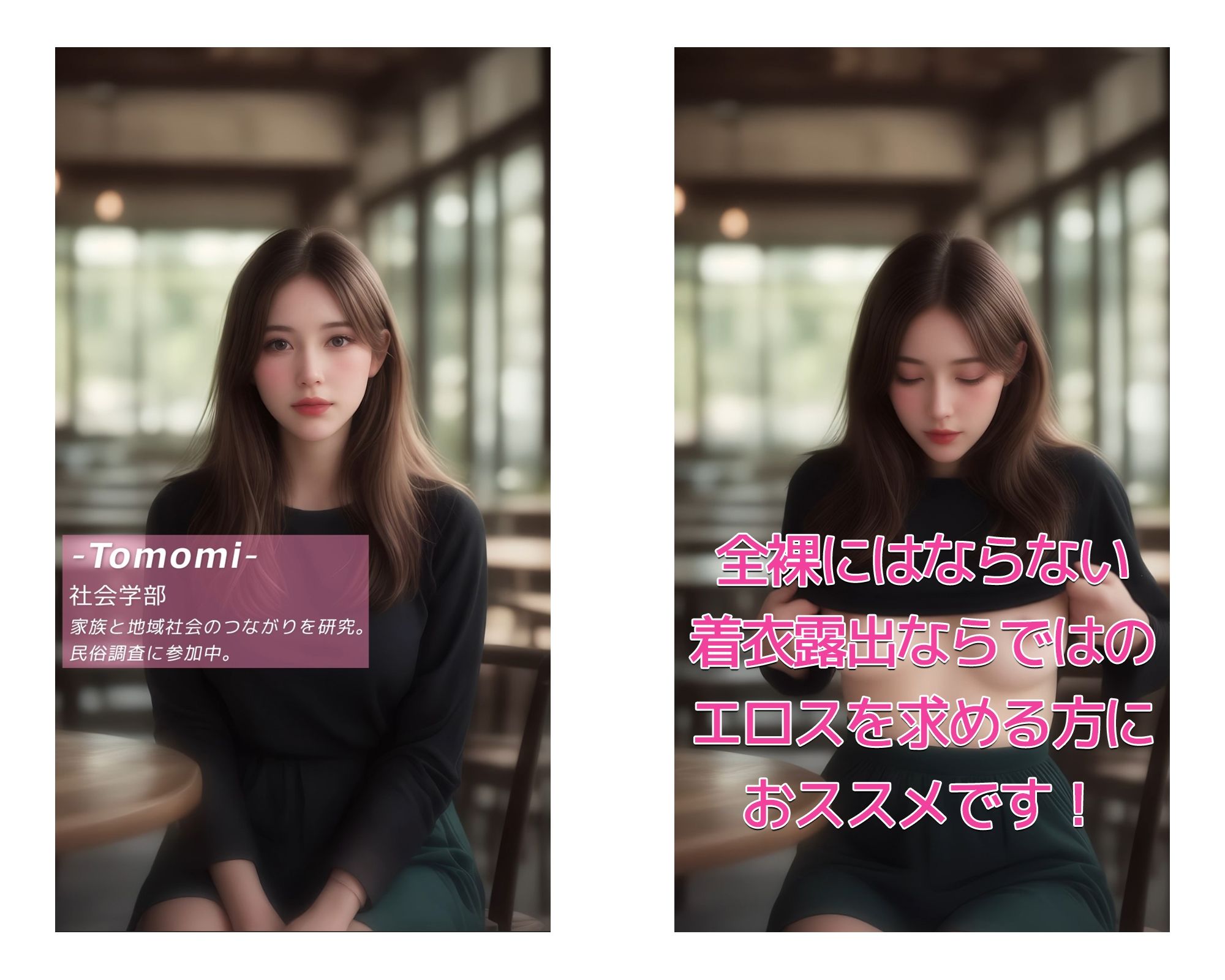 サンプル画像4:女子大生キャンパス露出(なつのとり) [d_568347]