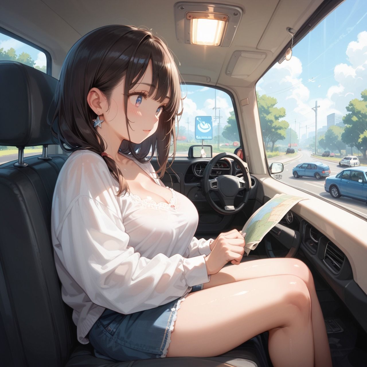 サンプル画像5:美尻娘ふぇらからバック挿入(にじいろ自転車) [d_568367]