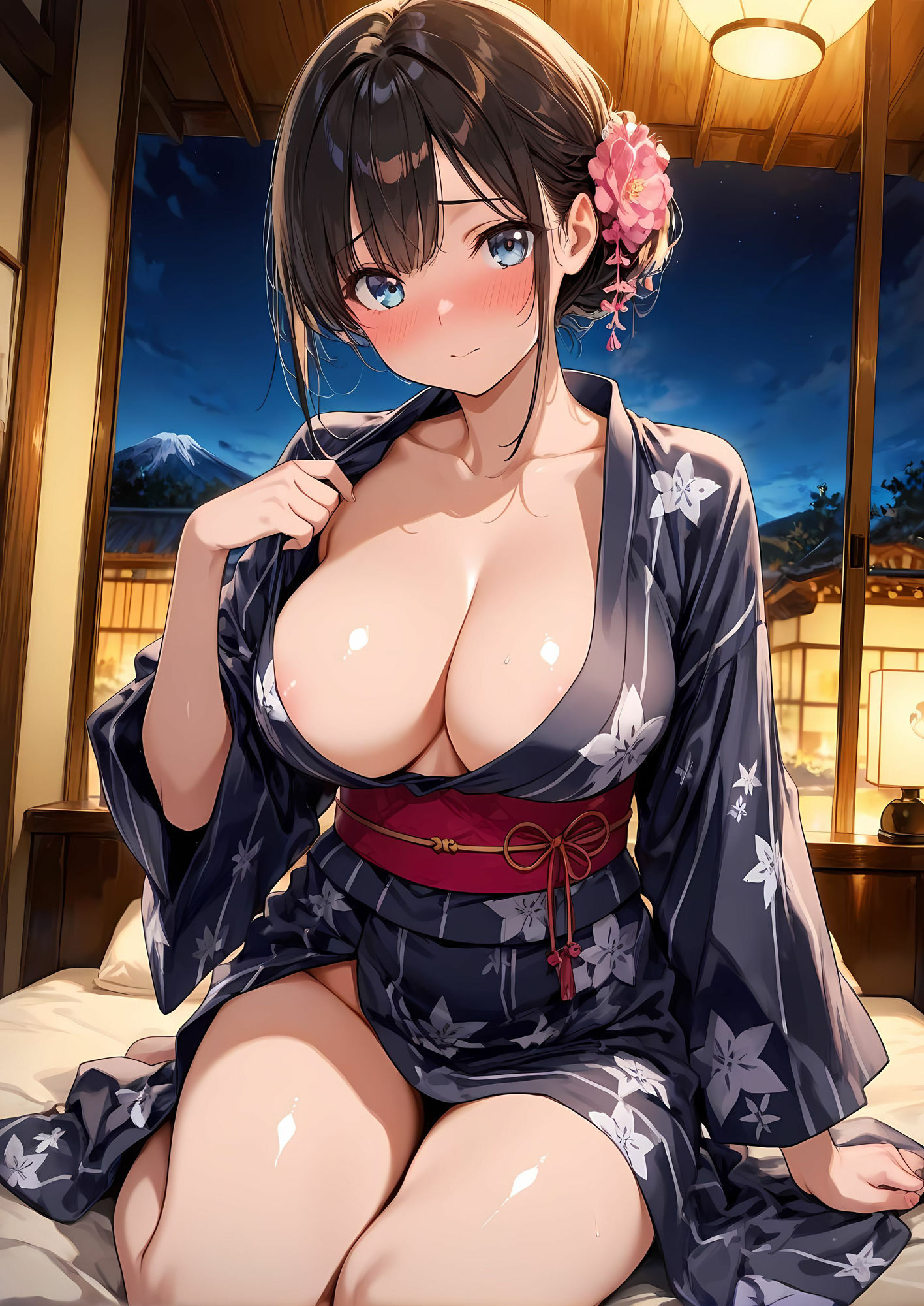 サンプル画像2:湯けむりご奉仕 〜仲居さんの秘密のおもてなし〜(おはなみ) [d_568427]