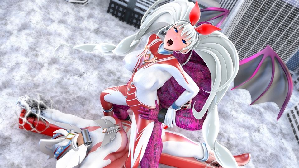 サンプル画像1:光の女神メロディナVSインキュバス星人・仲間の目の前で(四次元少女ネオス) [d_568488]