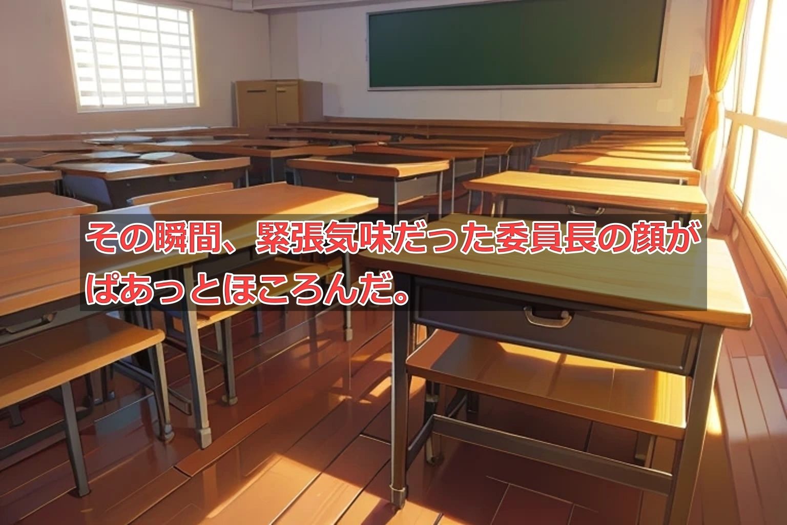 サンプル画像1:黒髪メガネな委員長が実は「きゃるん♪」なコスプレしたりエッチするのが大好きだった件(くまとねこ屋) [d_568494]