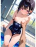 プールでスク水女子とイチャイチャ！2