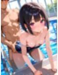 プールでスク水女子とイチャイチャ！2