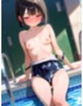プールでスク水女子とイチャイチャ！2