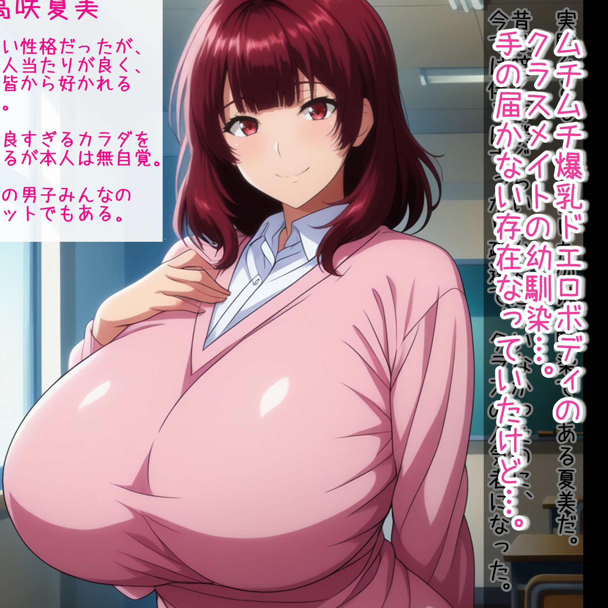 超爆乳もド貧乳も!クラスの女子全員ア〇リで僕専用オナホ化計画! 画像1