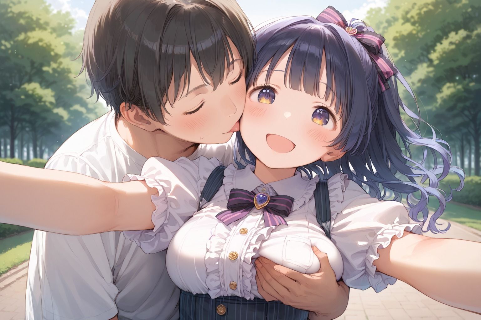 サンプル画像2:巨乳アイドルのSEXファンサービス(your diary) [d_568598]